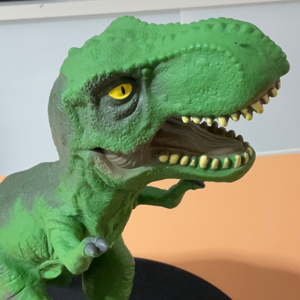 2011 Toys “R” Us 20” Green Tyrannosaurus Rex soft rubber toy - Picture 2 of 5